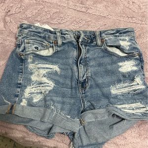 american eagle jean shorts